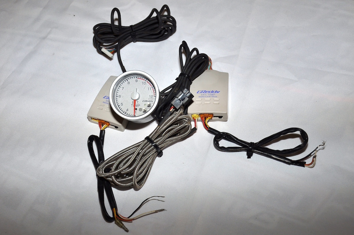 * rare out of print * GREDDY exhaust thermometer (EXHAUST TEMP) * HKS oil temperature gauge (OIL TEMP) * HKS boost controller turbo-meter (BOOST) * HKS oil pressure gauge (OIL PRESS)