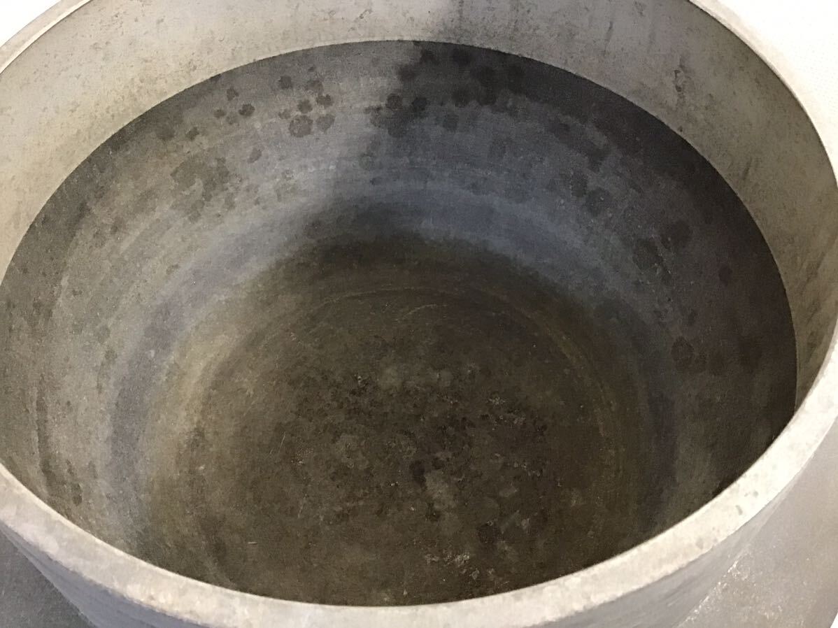 大型 昭和レトロ 羽釜 木蓋付 内径39cm 深さ30cm はがま 炊飯鍋 大型 昭和レトロ 羽釜 木蓋付 内径39cm 深さ30cm はがま 炊飯鍋