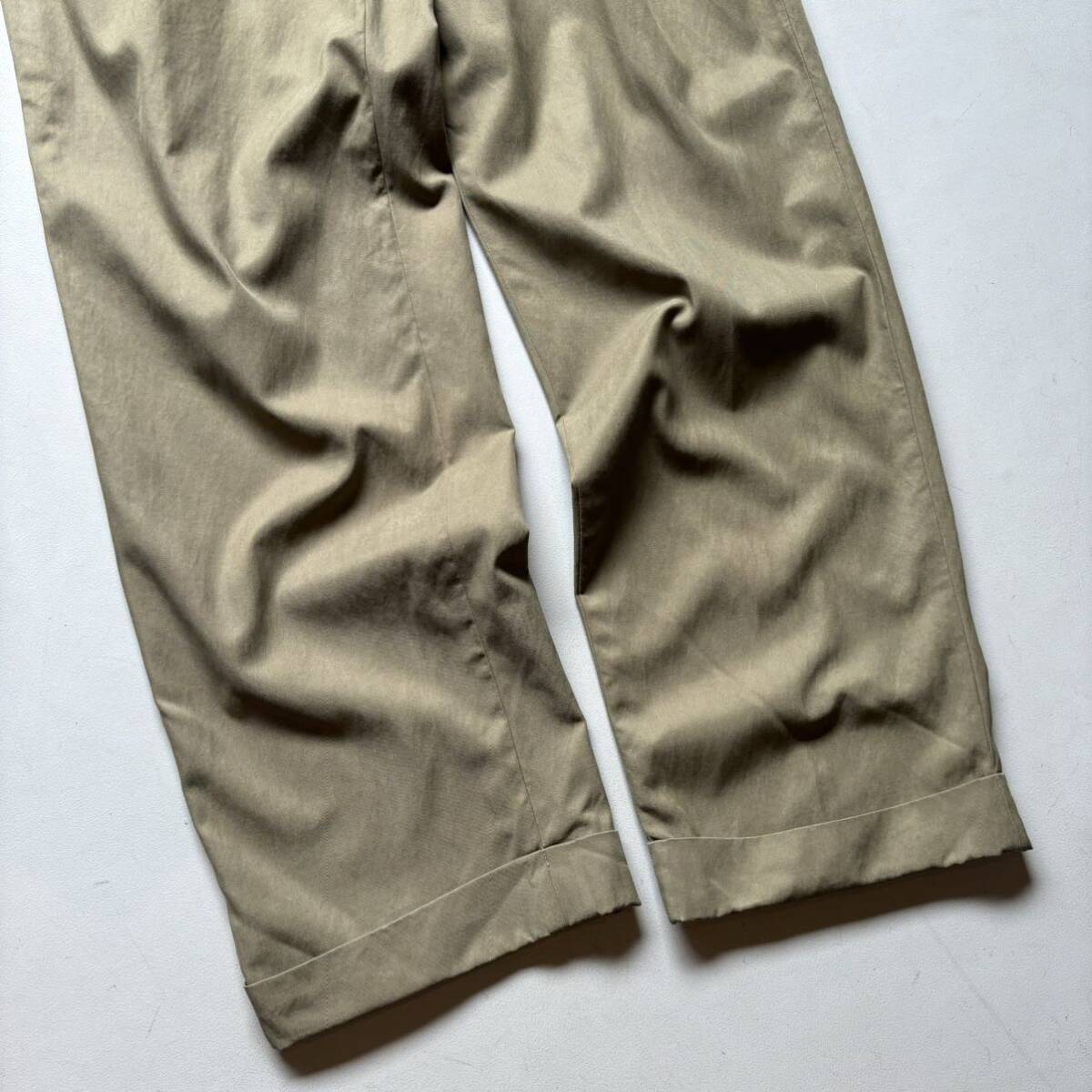 90s polo Ralph Lauren 2tuck silk×cotton slacks “32×30” 90年代 ラルフローレン 2タック シルクコットンスラックス