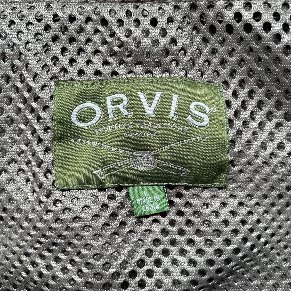 00s ORVIS Fishing Vest “size L” 00年代 オービス フィッシングベスト オールドアウトドア メッシュベスト_画像6