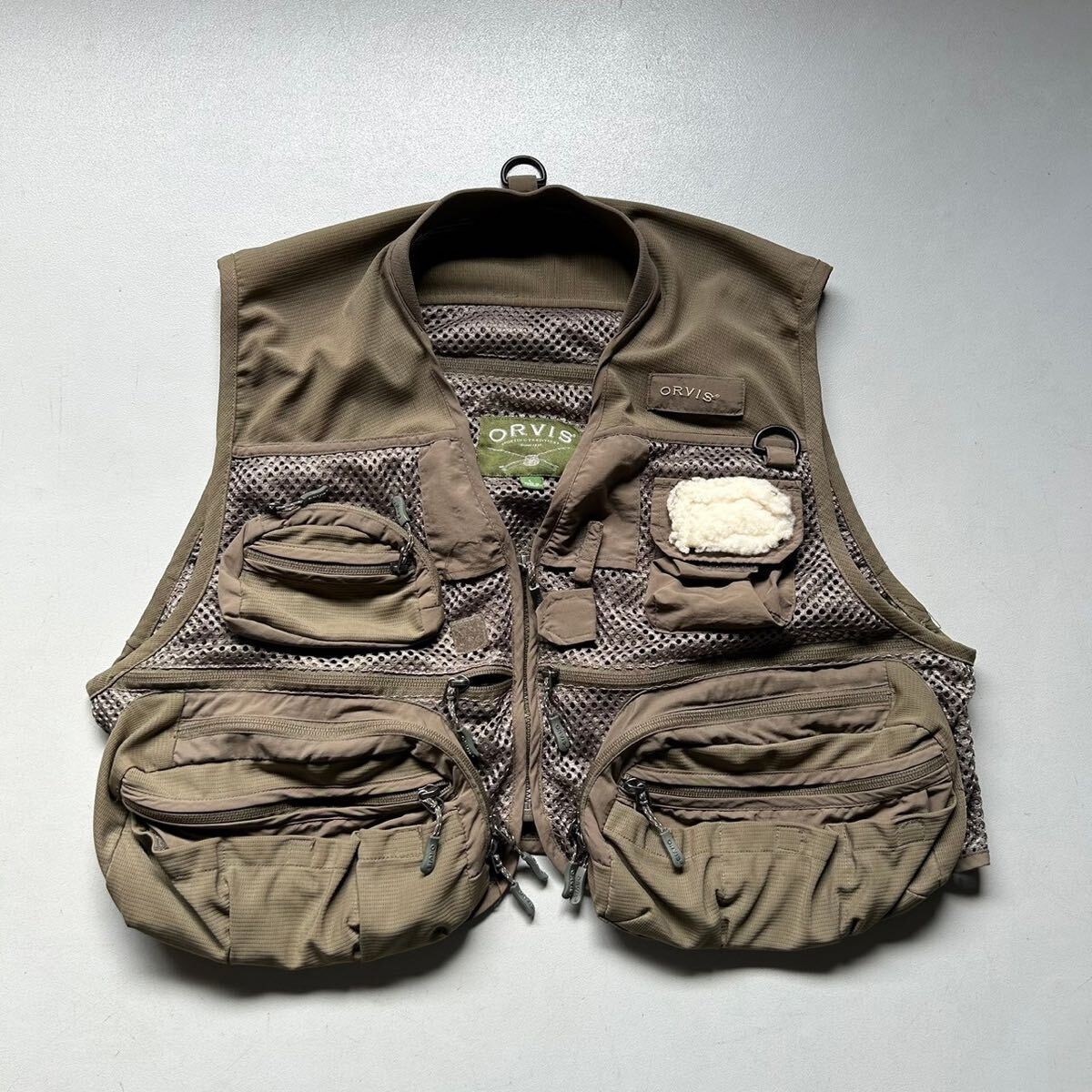 00s ORVIS Fishing Vest “size L” 00年代 オービス フィッシングベスト オールドアウトドア メッシュベスト_画像2