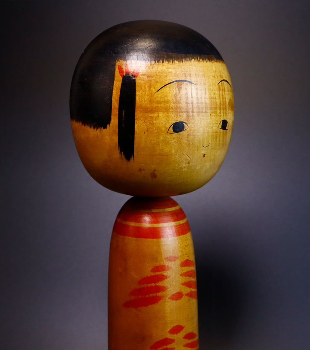 N32. kokeshi ... маленький .. самец высота 29.6. степени рис . город бамбук .