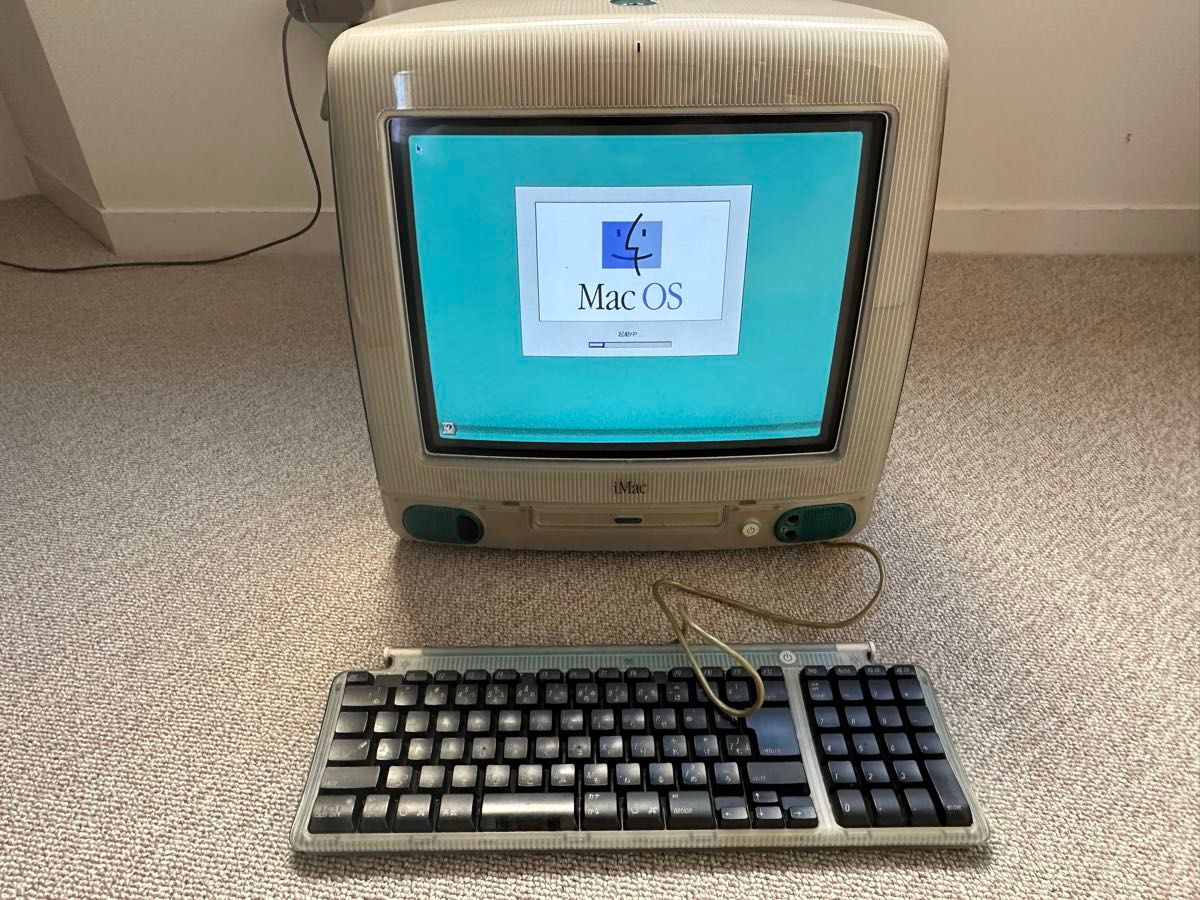 Apple iMac ボンダイブルー レトロ キーボード・マウス・FD Apple iMac ボンダイブルー レトロ キーボード・マウス・FD