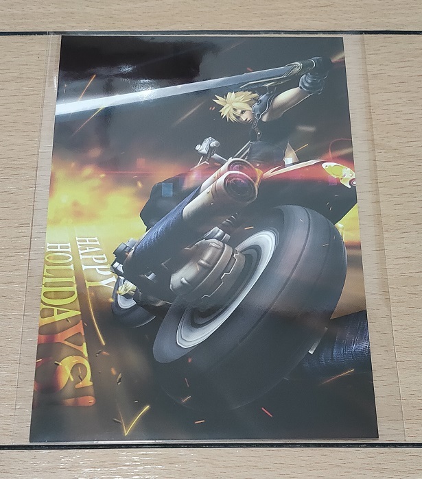 ファイナルファンタジーVII G-BIKE ポストカード クラウドFINAL FANTASY Gバイク FF7 SQEX スクエニの画像1