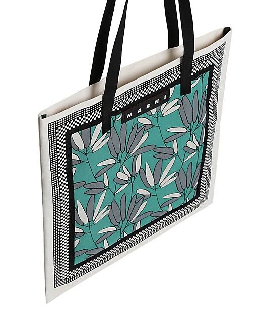 マルニ バンダナトート 新品 ファーングリーン 三越限定 MARNI マルニ バンダナトート 新品 ファーングリーン 三越限定 MARNI