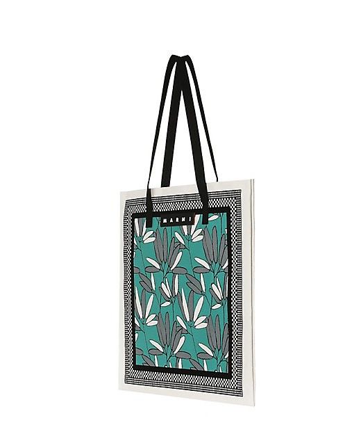 マルニ バンダナトート 新品 ファーングリーン 三越限定 MARNI マルニ バンダナトート 新品 ファーングリーン 三越限定 MARNI