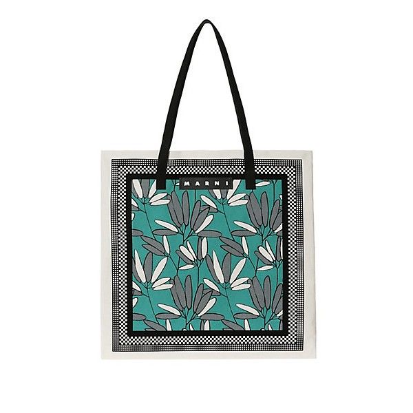 マルニ バンダナトート 新品 ファーングリーン 三越限定 MARNI マルニ バンダナトート 新品 ファーングリーン 三越限定 MARNI