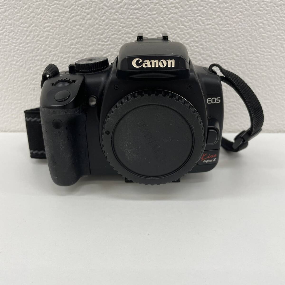 【HPF-4105a】 1円～ Canon ボディー レンズ おまとめ EOS Kiss Digital X デジタル一眼レフカメラ/EF 75-300mm F4-5.6 III 動作未確認の画像2