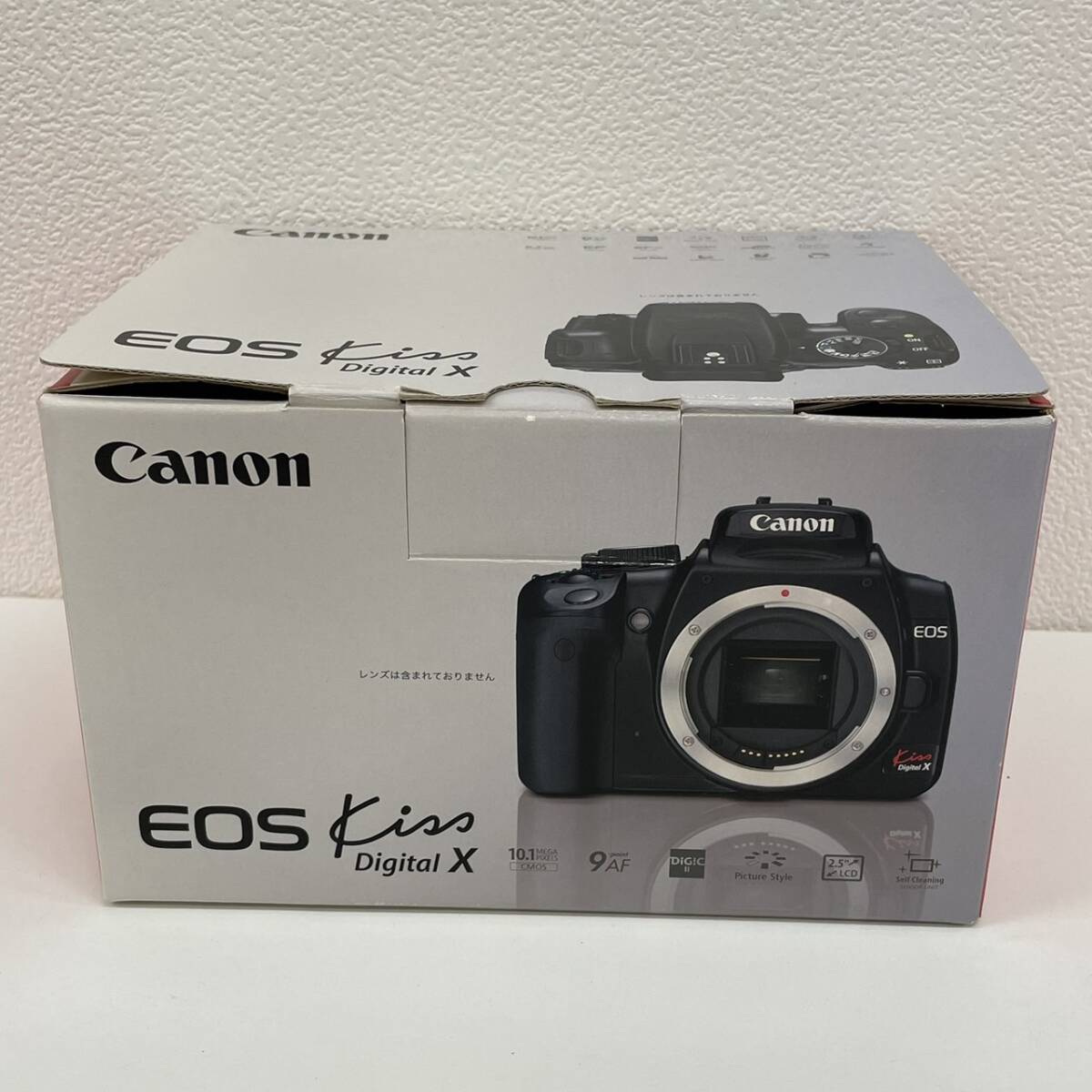 【HPF-4105a】 1円～ Canon ボディー レンズ おまとめ EOS Kiss Digital X デジタル一眼レフカメラ/EF 75-300mm F4-5.6 III 動作未確認の画像9