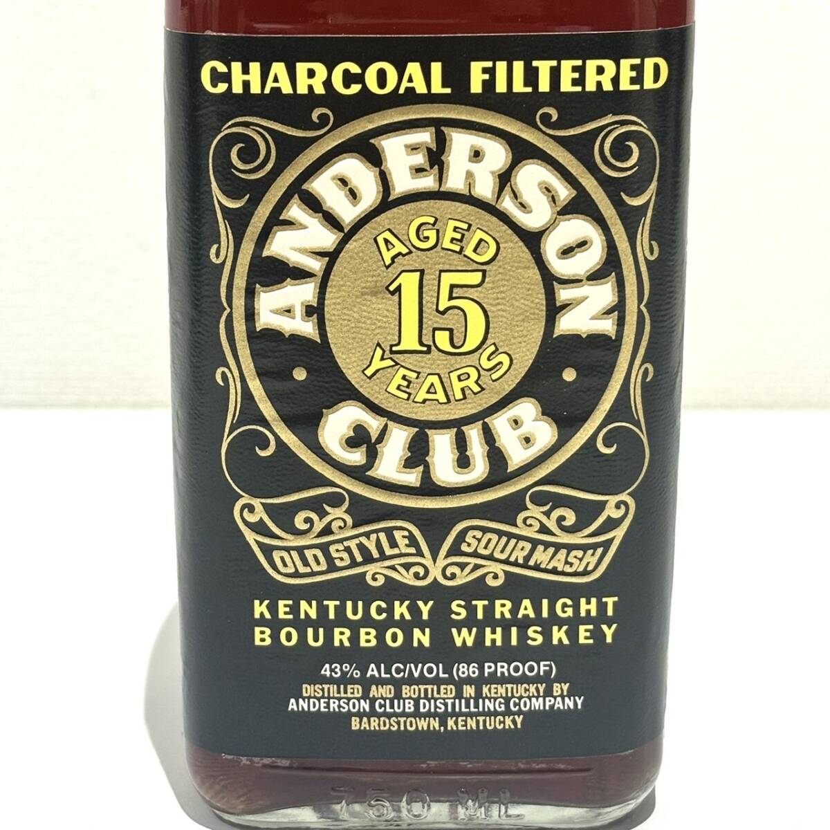 [AMT-10959]ANDERSON CLUB нижний son Club 15 год Bourbon виски 750ml 43% иностранный алкоголь алкоголь виски не . штекер с коробкой старый sake 