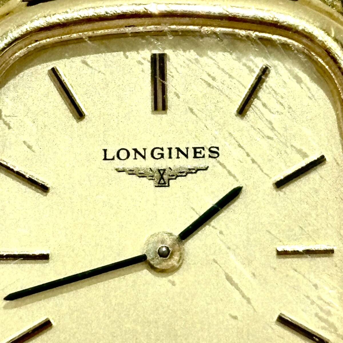 【AMT-11006】LONGINES ロンジン ペア ウォッチ クォーツ ゴールド文字盤 革ベルト ペア腕時計 メンズ レディース 腕時計 時計 手巻き_画像7