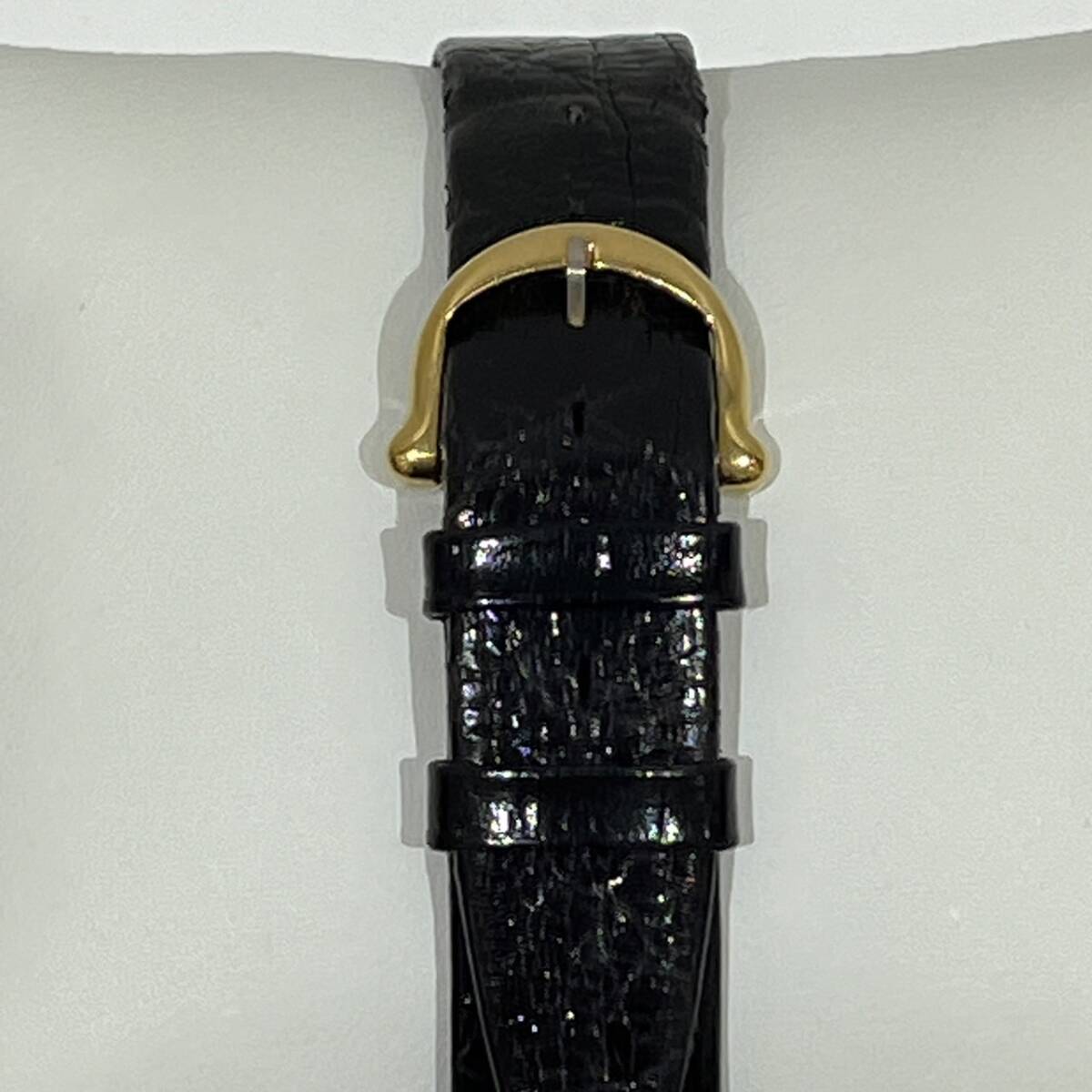 [AMT-11247]maurice lacroix lady's wristwatch CH-2726 quartz QZ leather belt leather Maurice Lacroix Gold black gold black immovable 