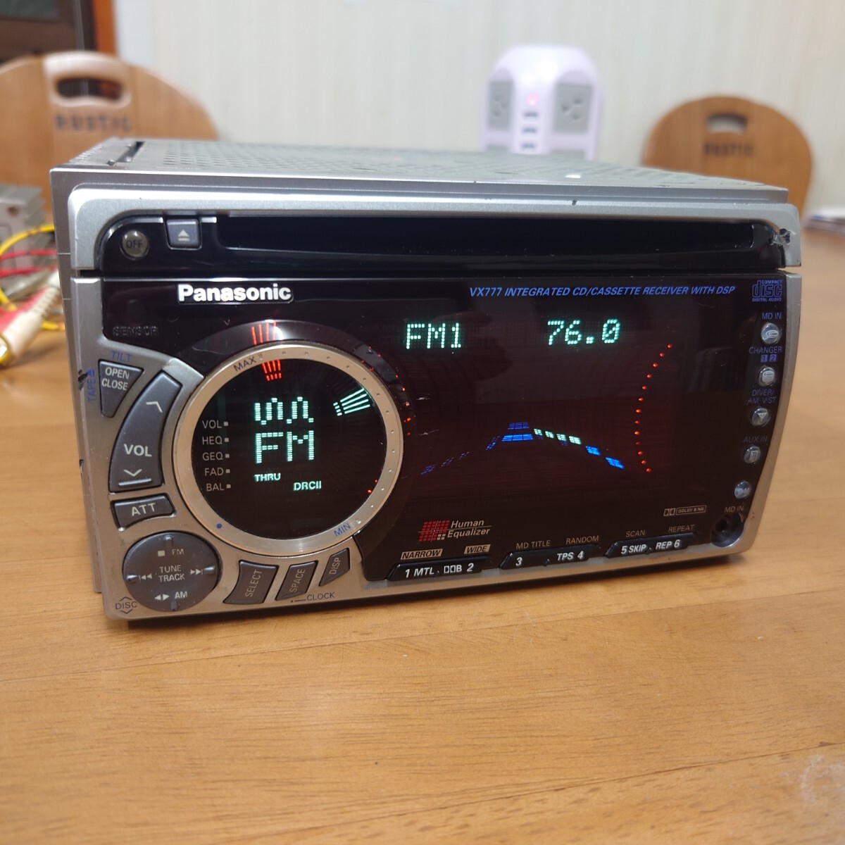  Panasonic CD кассетная магнитола CQ-VX777D