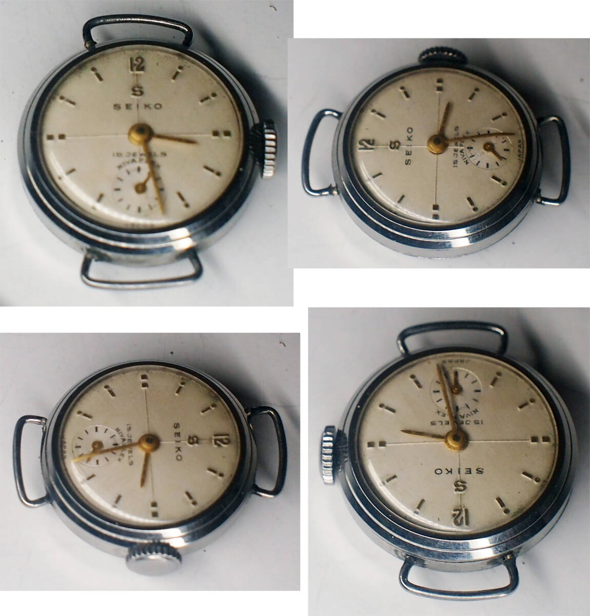 ¶ SEIKO　スモールセコンド　15石　最新でも60年以上前の腕時計　稼働美品　詳細不明　¶　_画像2