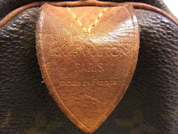 1円 LOUIS VUITTON ルイヴィトン M41526 モノグラム スピーディ30 ハンドバッグ トート ミニボストン レディース ブラウン系 AX3107_画像6