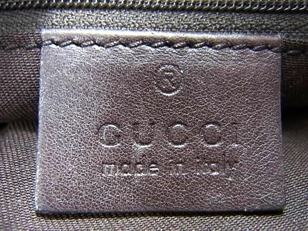 1円 GUCCI グッチ 203257 200047 アビー グッチシマ レザー クロスボディ ショルダーバッグ 斜め掛けかばん ブラウン系 FA1404_画像6