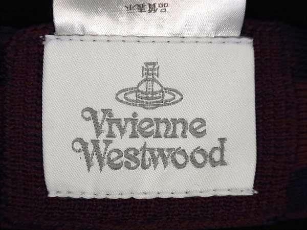 1円 ■新品■未使用■ Vivienne Westwood ヴィヴィアン オーブ ウール100％ バスククロッシェ バケットハット 帽子 ブラック系 AW6899_画像5