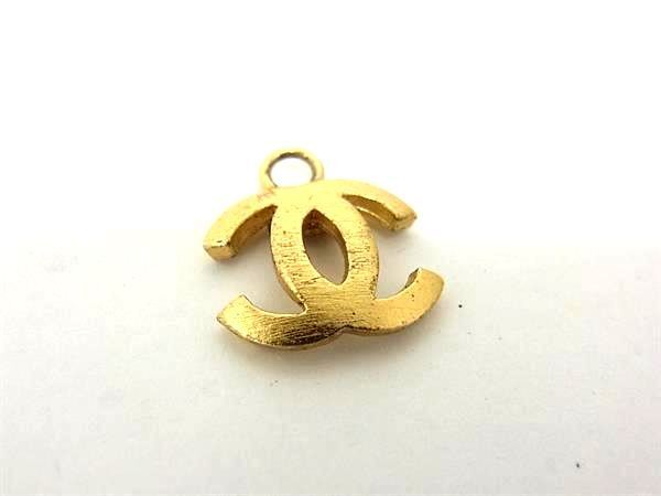 1円 ■美品■ CHANEL シャネル ココマーク 02P ネックレストップ ペンダントトップ アクセサリー レディース ゴールド系 AW6208の画像1