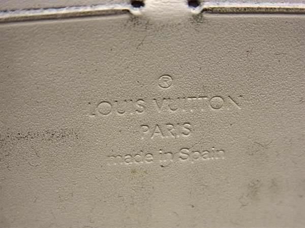 1円 LOUIS VUITTON ルイヴィトン M91471 モノグラムヴェルニ ジッピーウォレット ラウンドファスナー 長財布 クリーム系 AW7589の画像5