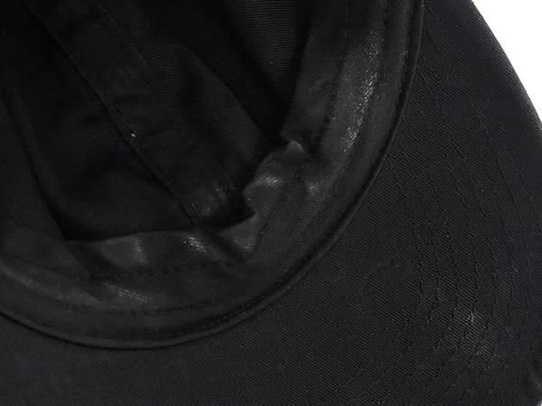 1円 BALENCIAGA バレンシアガ コットン100％ ベースボールキャップ 帽子 表記サイズ L 59cm メンズ レディース ブラック系 AW7448
