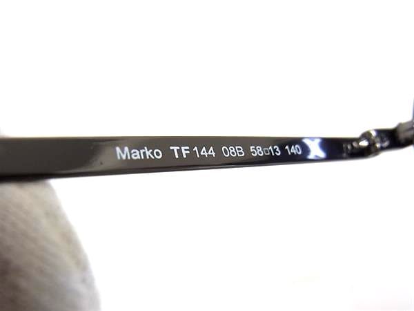 1円 ■極美品■ TOM FORD トムフォード Marko TF144 08B 58□13 140 サングラス メガネ 眼鏡 メンズ レディース グレー系 FA5559_画像3