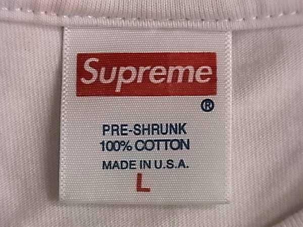 1 jpy # beautiful goods # Supreme Supreme box Logo cotton 100% T-shirt short sleeves tops Western-style clothes men's lady's white group DA6896