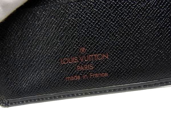 1円 ■美品■ LOUIS VUITTON ルイヴィトン M63542 エピ ポルトビエ カルトクレディ モネ 二つ折り 財布 ウォレット ブラック系 AZ1524_画像6