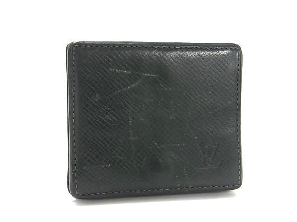 1円 LOUIS VUITTON ルイヴィトン M30384 タイガ ポルトモネ ボワット コインケース コインパース 小銭入れ グリーン系 AX6383の画像1