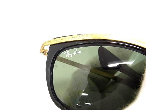 1円 Ray-Ban レイバン B&L ボシュロム ヴィンテージ USA サングラス メガネ 眼鏡 ブラック系×ゴールド系 メンズ AW8246の画像3