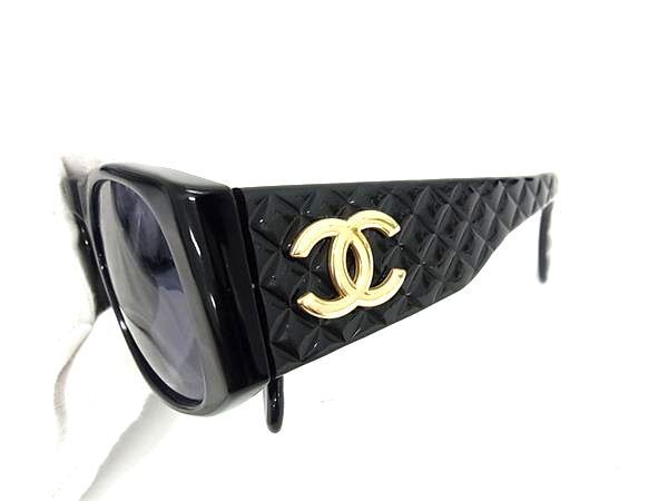 1 иен # прекрасный товар # CHANEL Chanel 01450 94305 здесь Mark matelasse солнцезащитные очки очки очки мужской женский оттенок черного AW8229