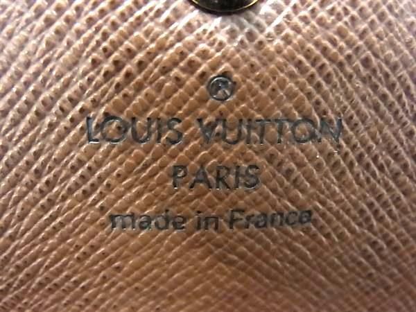 1円 LOUIS VUITTON ルイヴィトン M60531 モノグラム ポルトフォイユ サラ 二つ折り 長財布 ブラウン系 AY2076の画像6
