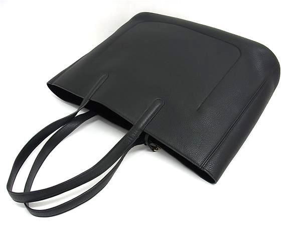 1 иен # прекрасный товар # TIFFANY&Co Tiffany кожа сумка имеется большая сумка сумка на плечо плечо .. портфель оттенок черного EA2280