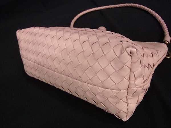 1 иен # прекрасный товар # BOTTEGA VENETA Bottega Veneta сетка кожа one сумка на плечо плечо .. розовый оттенок бежевого AZ2394