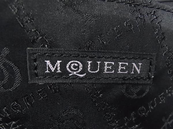 1円 ALEXANDER McQUEEN アレキサンダー マックイーン レザー ミラー付き ハンドバッグ トート レディース ミントグリーン系 BJ2106の画像6