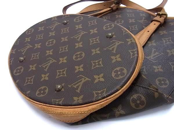 1円 ■美品■ LOUIS VUITTON ルイヴィトン Ｍ42236 モノグラム バケットGM バケツ型 トートバッグ ショルダー 肩掛け ブラウン系 BJ2588の画像4