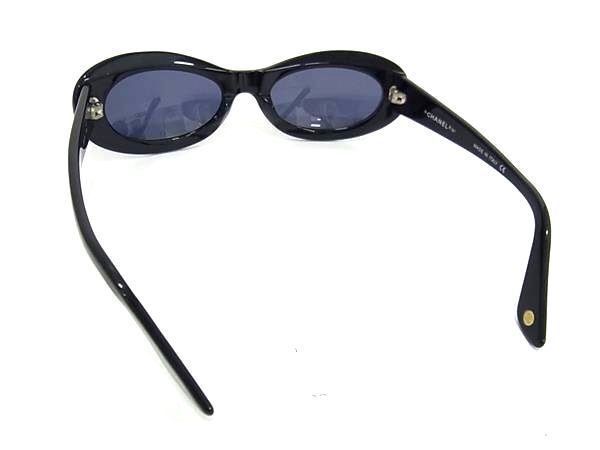 1円 ■美品■ CHANEL シャネル 5007 c.501/91 ココマーク サングラス メガネ 眼鏡 レディース メンズ ブラック系 AW8285の画像2