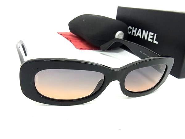 1円 ■美品■ CHANEL シャネル 5054ｃ.501/18 ココマーク カメリア サングラス メガネ 眼鏡 レディース メンズ ブラック系 AW8648の画像1
