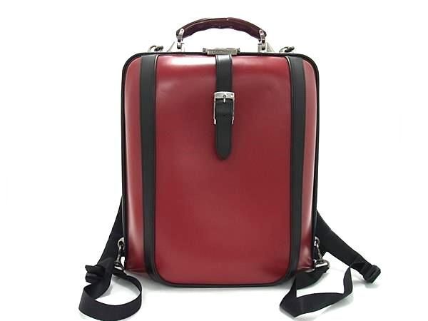 1 jpy # beautiful goods # ARTPHERE art fia- new dulles leather 2WAY business bag rucksack backpack men's red group BF7708