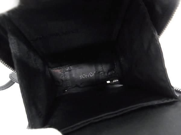 1 иен # прекрасный товар # EMPORIO ARMANI Emporio Armani кожа смартфон плечо Mini сумка небольшая сумочка наклонный .. портфель оттенок черного FA6181