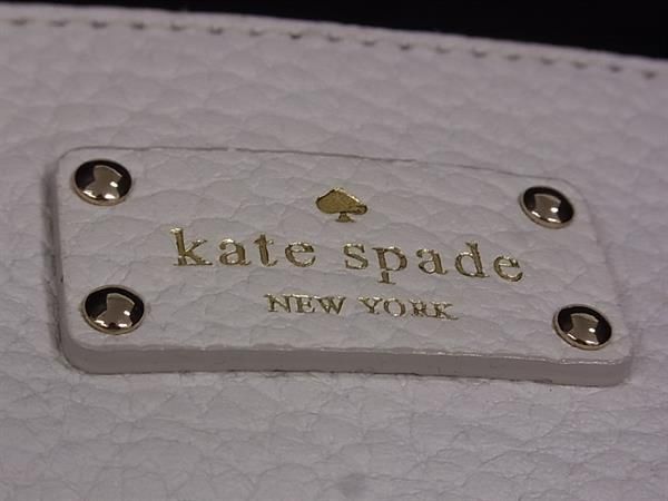 1 jpy # ultimate beautiful goods # kate spade Kate Spade PWRU3739 leather bai color Cross body shoulder bag diagonal .. bag navy series FA6186