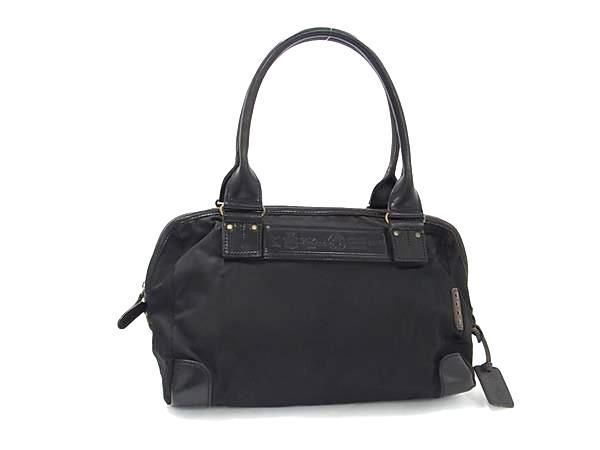 1 иен Felisi Felisi нейлон × кожа ручная сумочка большая сумка плечо .. портфель женский оттенок черного BK1412