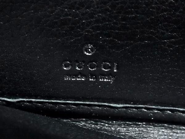 1円 GUCCI グッチ 307986 グッチシマ GG柄 レザー ラウンドファスナー 長財布 ウォレット 札入れ レディース ブラック系 AX6255の画像5