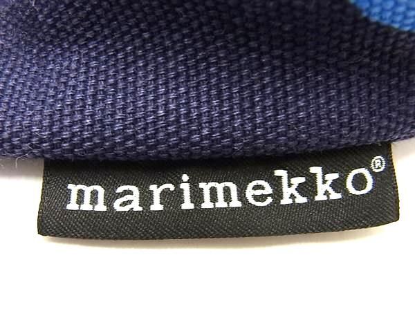 1円 ■美品■ marimekko マリメッコ キャンバス 総柄 クロスボディ ショルダーバッグ 斜め掛け パープル系×マルチカラー BJ3008の画像6