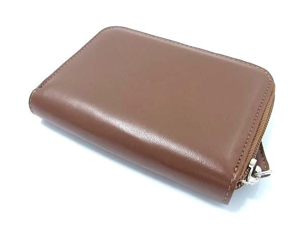 1 jpy # ultimate beautiful goods # DOLCE&GABBANA Dolce & Gabbana leather folding twice purse wallet lady's men's brown group BJ2908