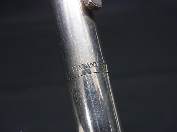 1円 TIFFANY＆Co ティファニー 1837 SV925 ツイスト式 ボールペン 筆記用具 文房具 ステーショナリー レディース シルバー系 FA5507の画像4