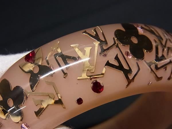 1 jpy LOUIS VUITTON Louis Vuitton ankle - John bangle bracele accessory lady's pink series AX5199