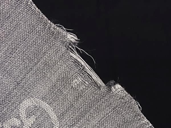 1 иен # прекрасный товар # GUCCI Gucci GG рисунок шерсть × шелк бахрома палантин шаль muffler средства защиты от холода мужской женский серый серия FA4665