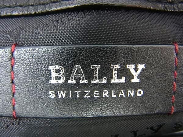 1円 ■美品■ BALLY バリー レザー ショルダーバッグ トートバッグ メンズ ブラック系 AZ2417_画像6