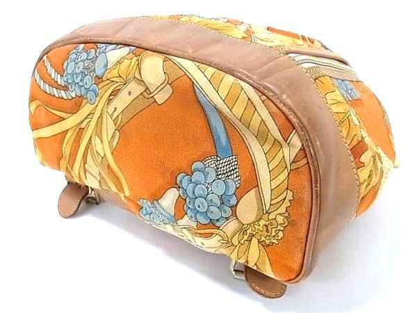 1 иен LOEWE Loewe парусина общий рисунок рюкзак рюкзак Day Pack женский orange серия AY2579