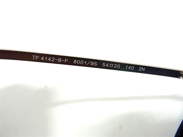 1円 ■美品■ TIFFANY＆Co ティファニー TF4142-B-F 8001/9S 54□20 140 2N ラインストーン サングラス メガネ 眼鏡 ブラック系 AW9429の画像4